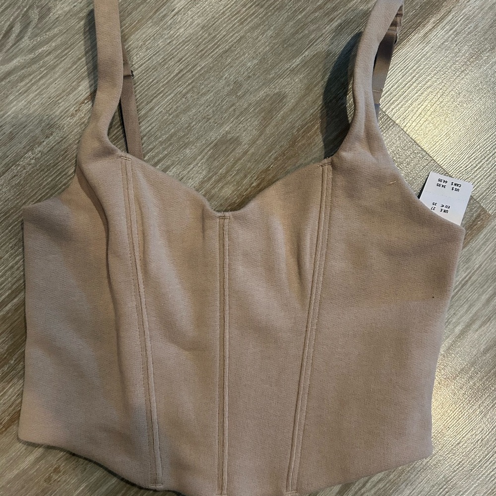 Beige Corset Top